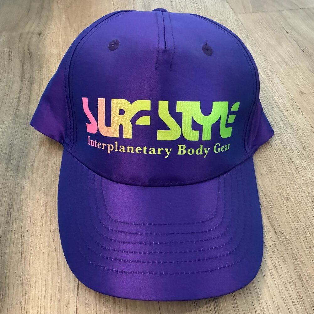 Surf Style Miami Beach Purple Adjustable Hat
